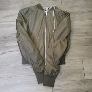 Army Green Bomber Jacket
